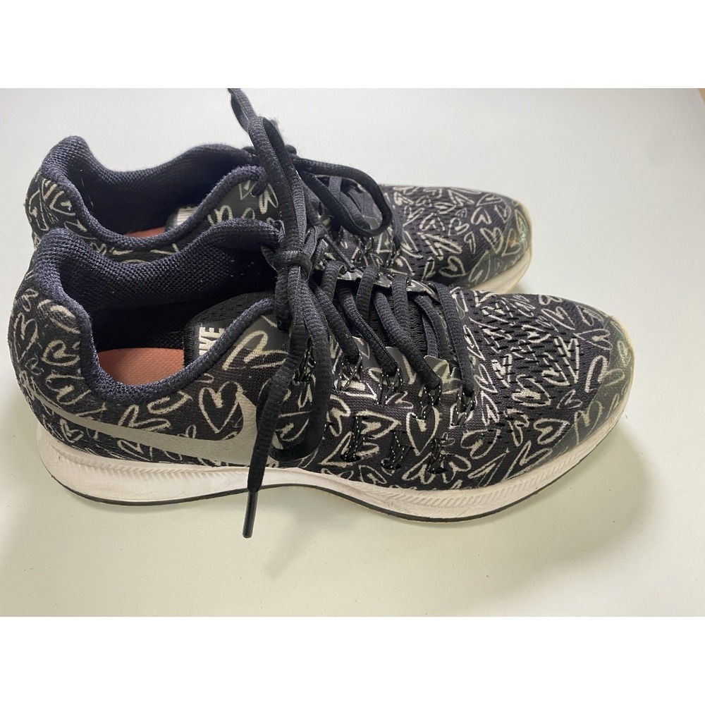 Nike Girls Size 6 Womens Size 8 Tennis Shoes Zoom Pegasus 33 Heart Core Sporty